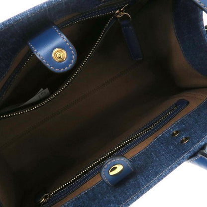 Versace la Medusa Small Tote Bag Denim — view 2