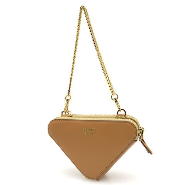 Prada Raffia Triangle Pouch — view 2