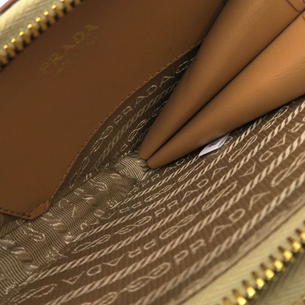 Prada Raffia Triangle Pouch — view 4
