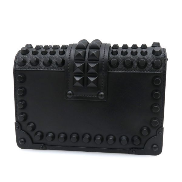 Prada Studded Cahier Chain Messenger Bag — view 2