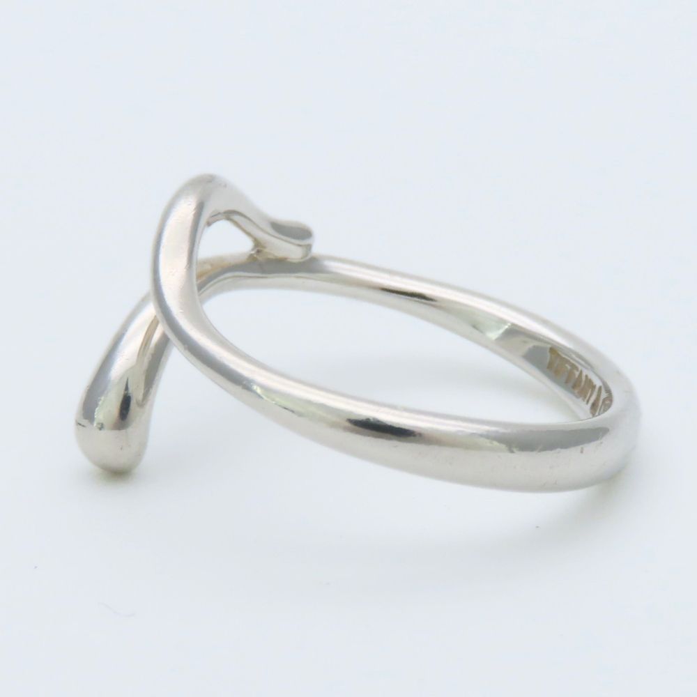 Tiffany & Co Ring Teardrop 925 Sterling Silver Elsa Peretti — view 3