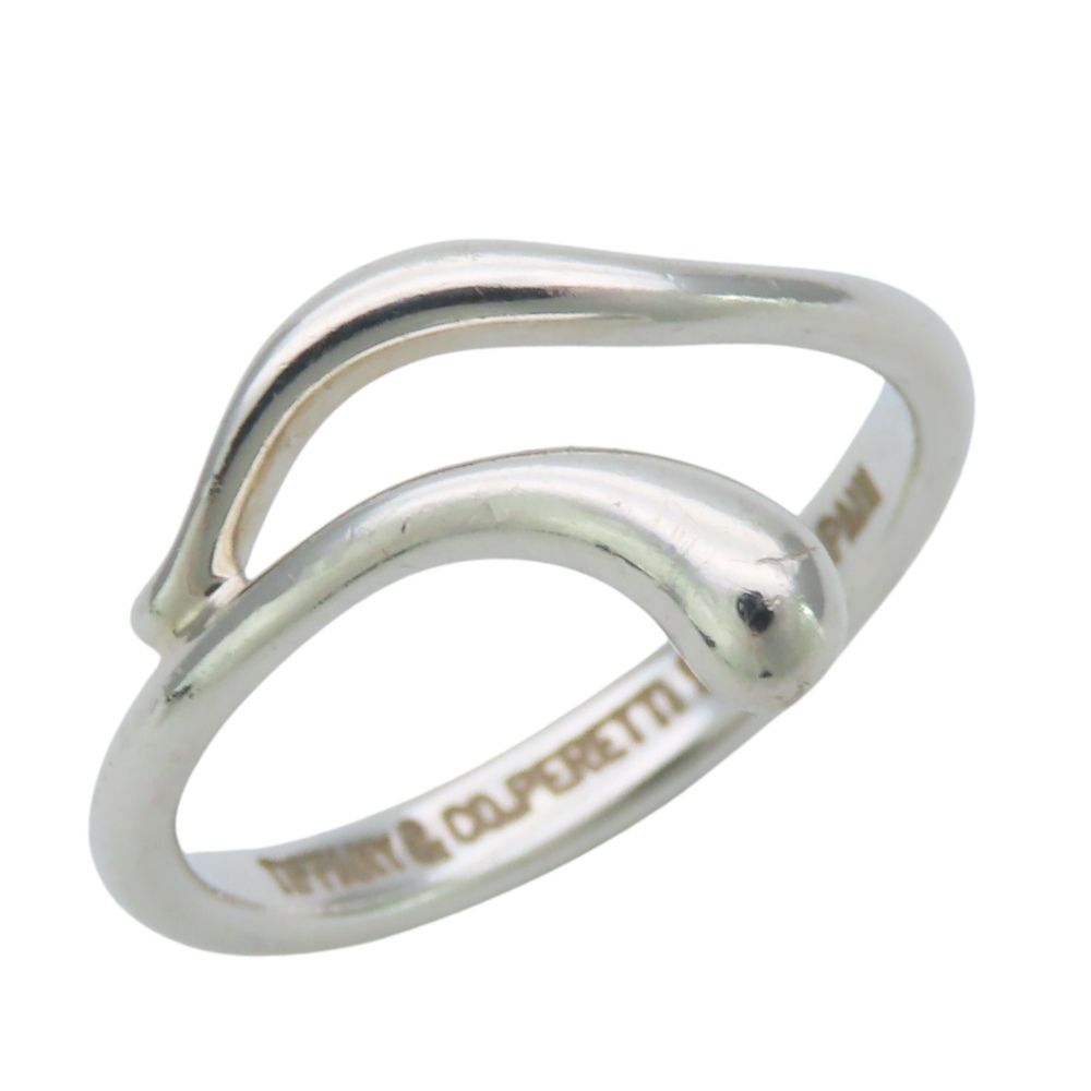 Tiffany & Co Ring Teardrop 925 Sterling Silver Elsa Peretti