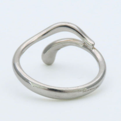 Tiffany & Co Ring Teardrop 925 Sterling Silver Elsa Peretti — view 4