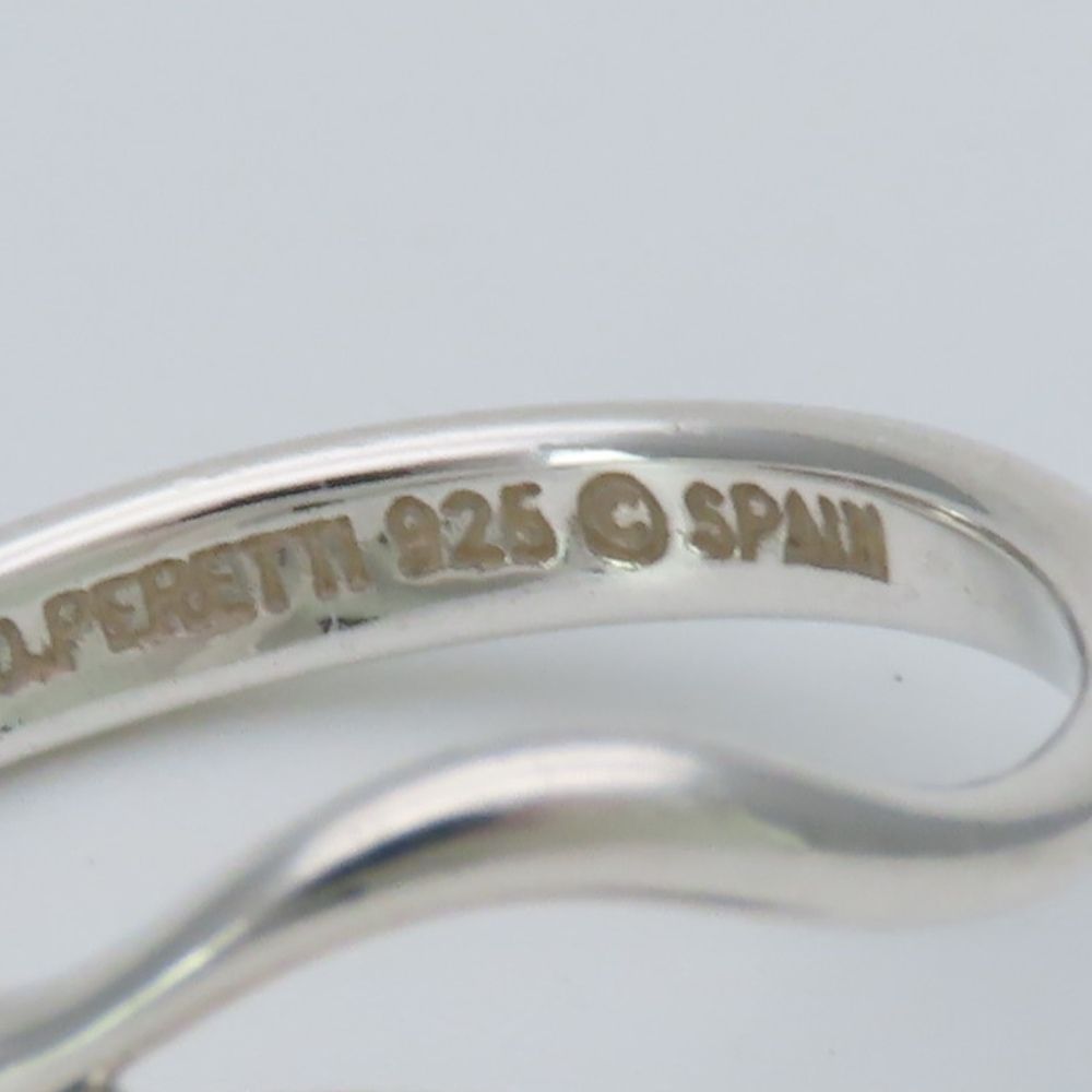 Tiffany & Co Ring Teardrop 925 Sterling Silver Elsa Peretti — view 6