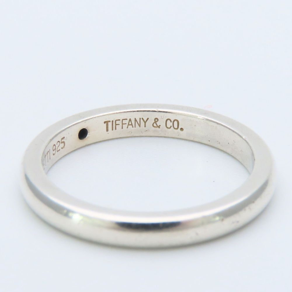 Tiffany & Co Ring Stacking Band 925 Sterling Silver Sapphire Elsa Peretti — view 6