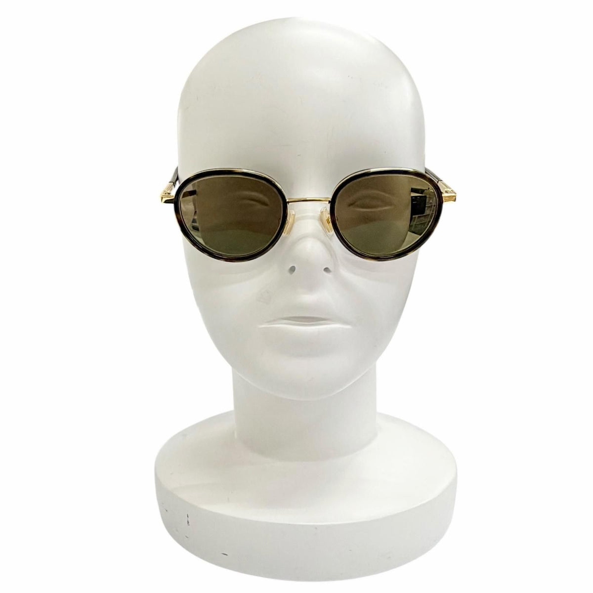 Bottega Veneta BV Forte Sunglasses Clear Brown Marble Gold 49 Eyewear — view 3