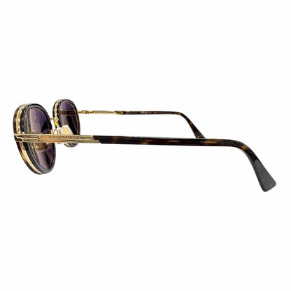 Bottega Veneta BV Forte Sunglasses Clear Brown Marble Gold 49 Eyewear — view 4