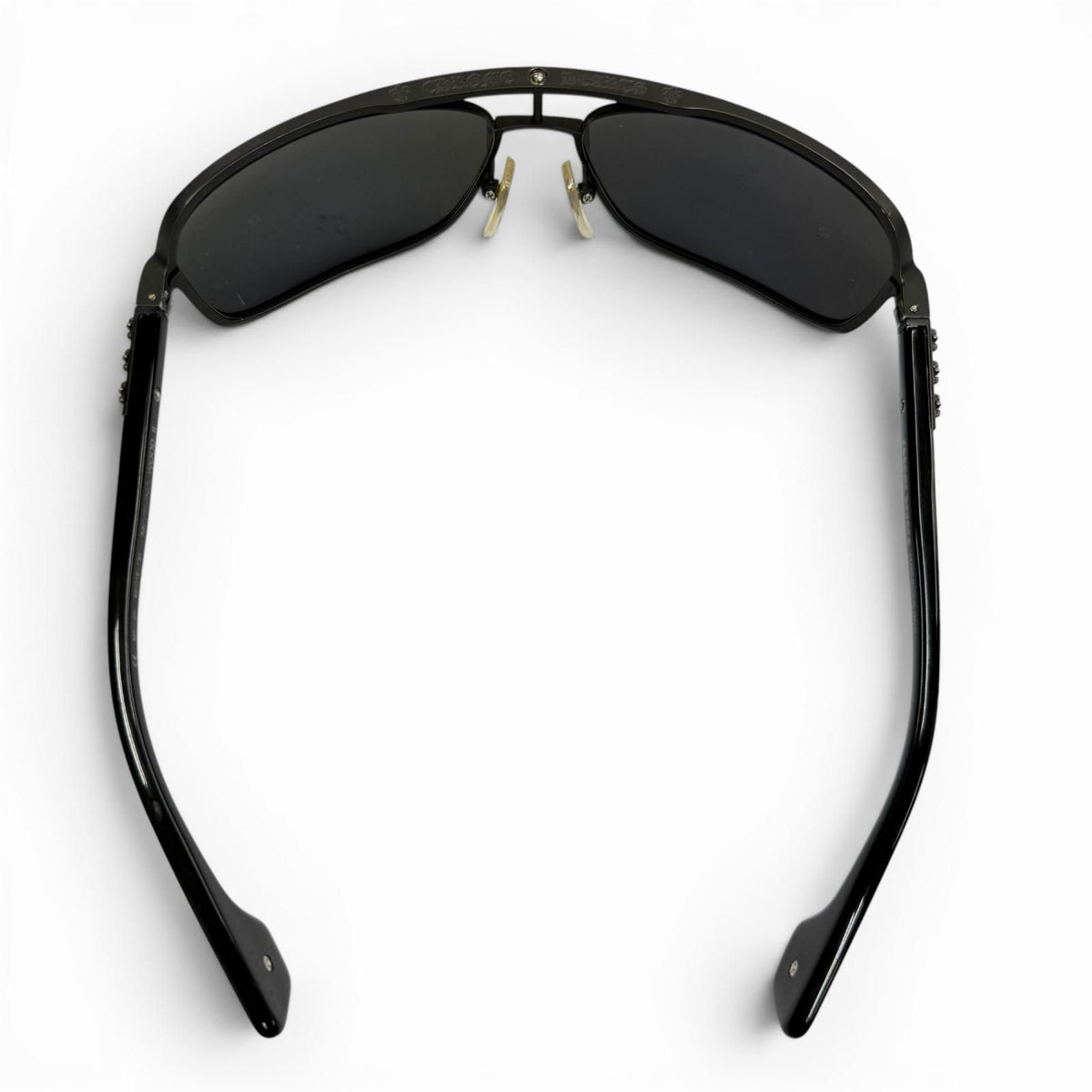 Chrome Hearts Morning Wood II 925 BS Flare Two Bridge Sunglasses Black Silver — view 6