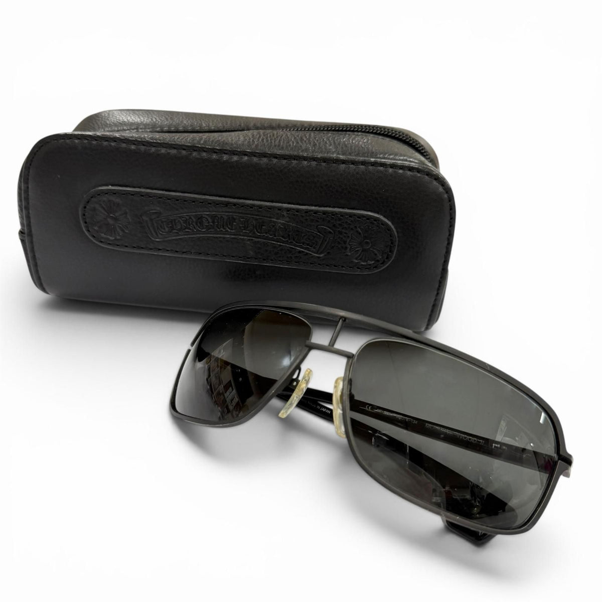 Chrome Hearts Morning Wood II 925 BS Flare Two Bridge Sunglasses Black Silver — view 2