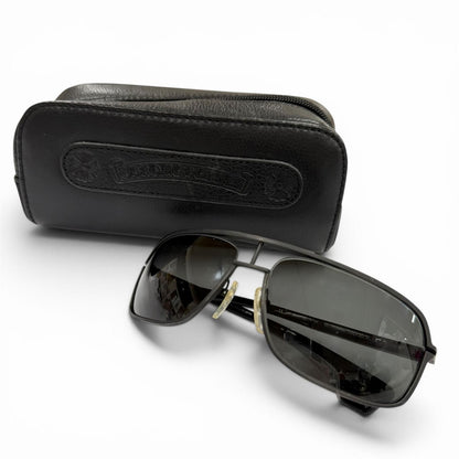 Chrome Hearts Morning Wood II 925 BS Flare Two Bridge Sunglasses Black Silver — view 2