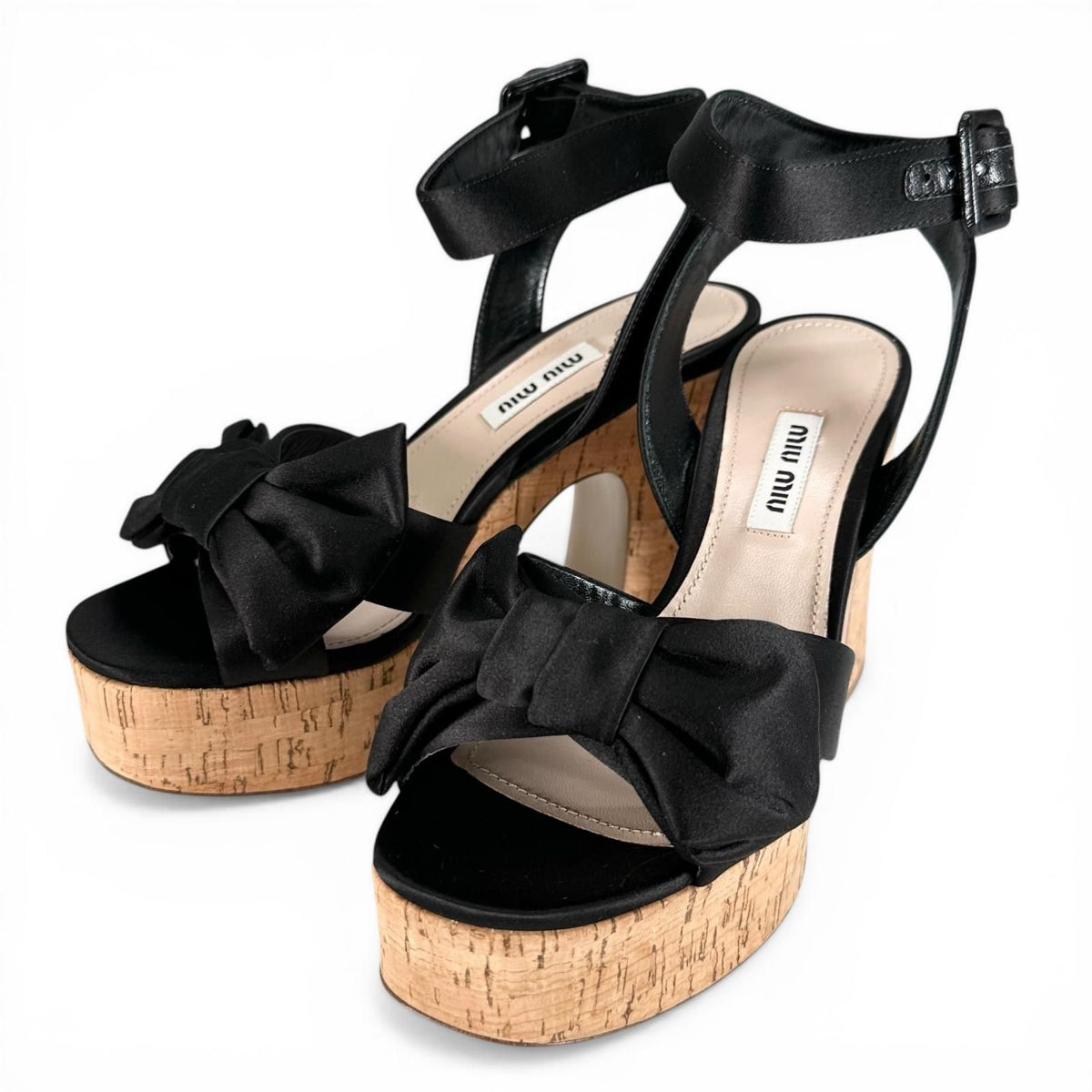 Miu Miu Ribbon Sandals