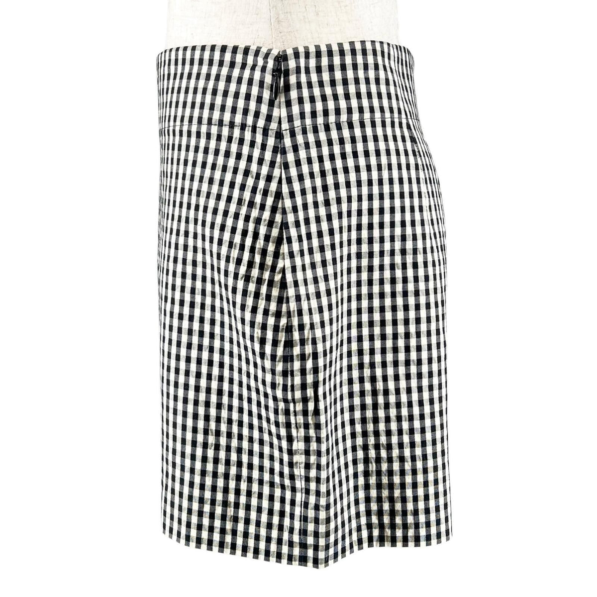 Dior Silk Cotton Gingham Check Shorts 38 — view 2