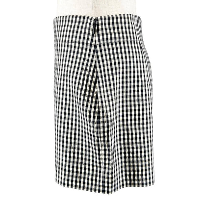 Dior Silk Cotton Gingham Check Shorts 38 — view 2