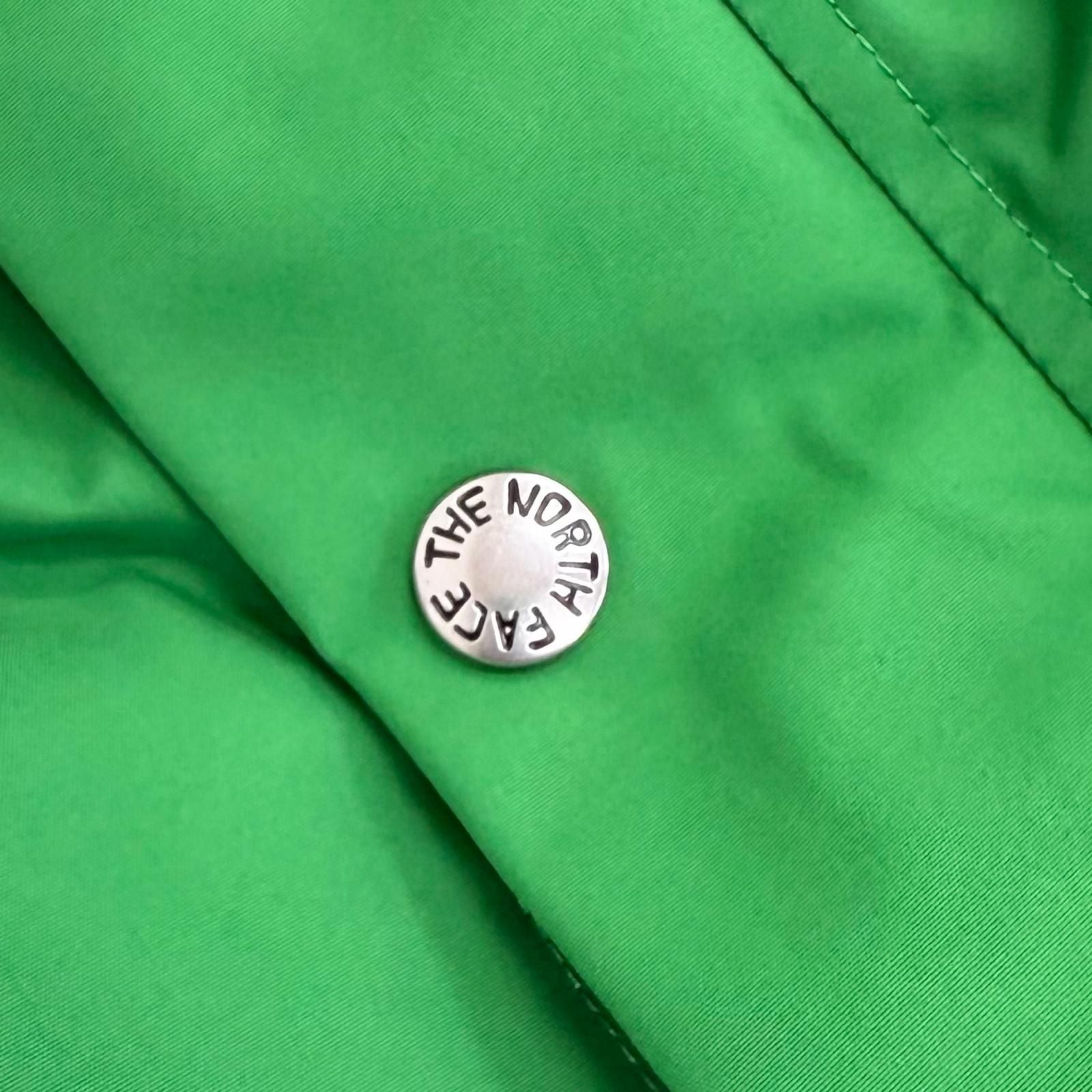 Gucci the North Face Mountain Guide Down Jacket Logo Embroidery with Hood Green — view 7