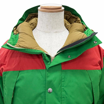 Gucci the North Face Mountain Guide Down Jacket Logo Embroidery with Hood Green — view 4