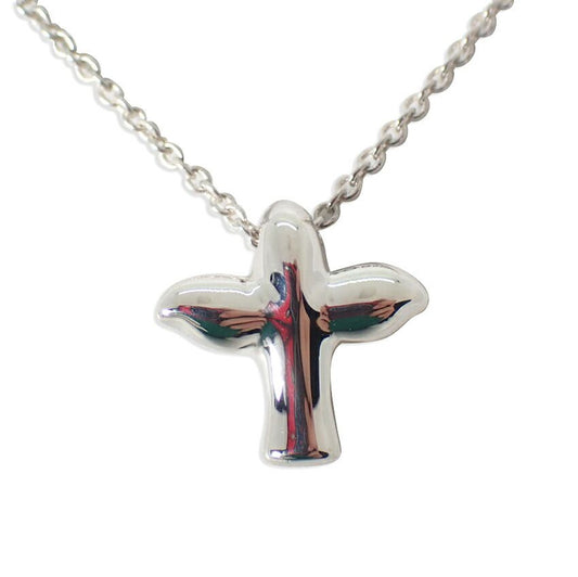 Tiffany & Co 925 Peretti Bird Cross NC Necklace