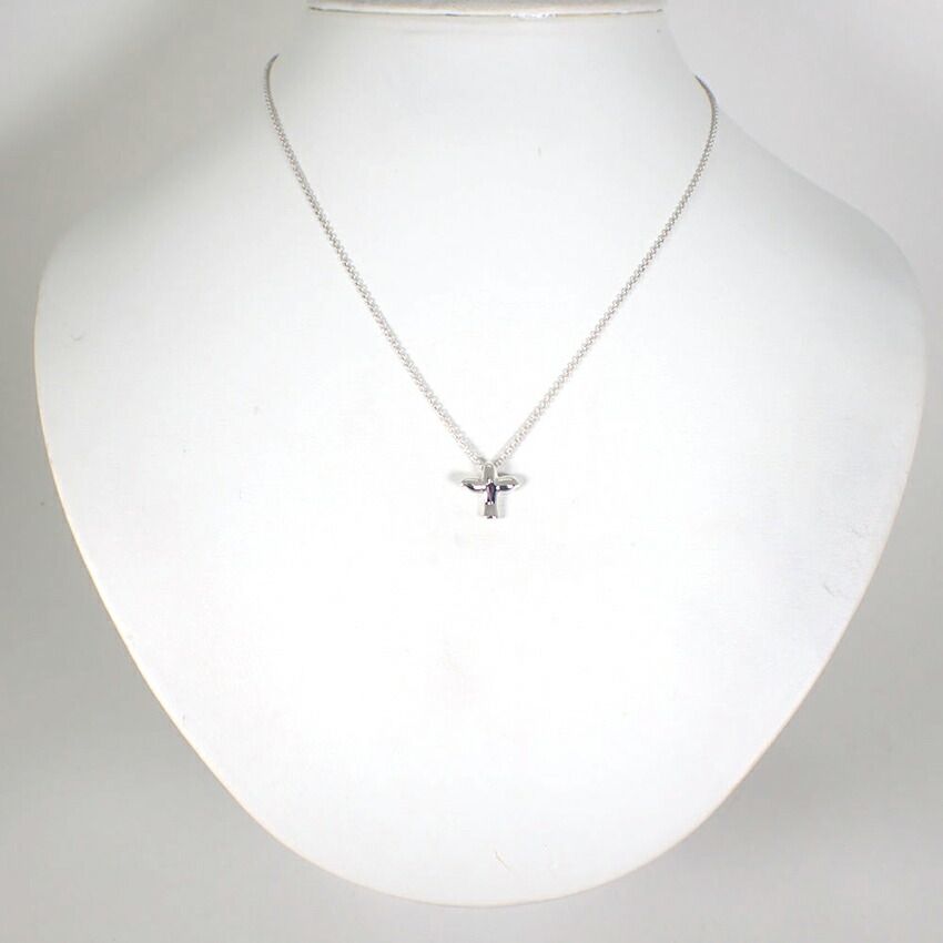 Tiffany & Co 925 Peretti Bird Cross NC Necklace — view 2