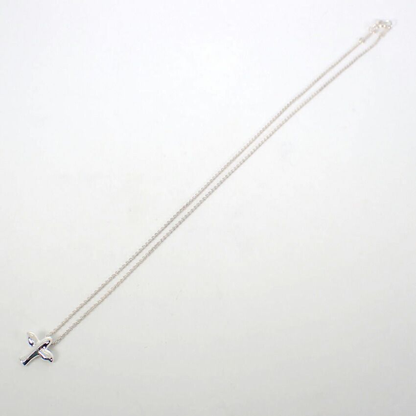 Tiffany & Co 925 Peretti Bird Cross NC Necklace — view 5