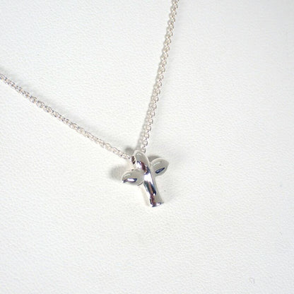 Tiffany & Co 925 Peretti Bird Cross NC Necklace — view 3