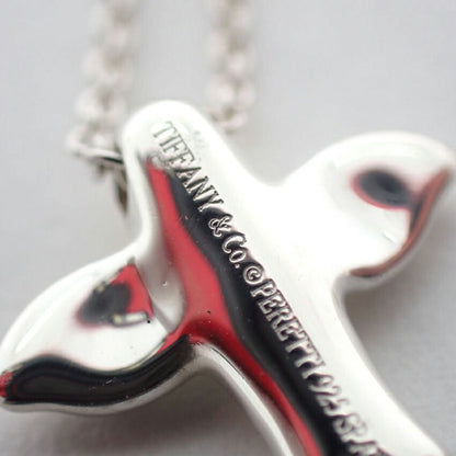 Tiffany & Co 925 Peretti Bird Cross NC Necklace — view 8
