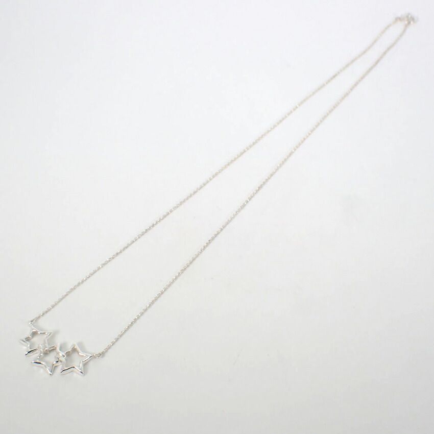 Tiffany & Co 925 Triple Star Necklace — view 5