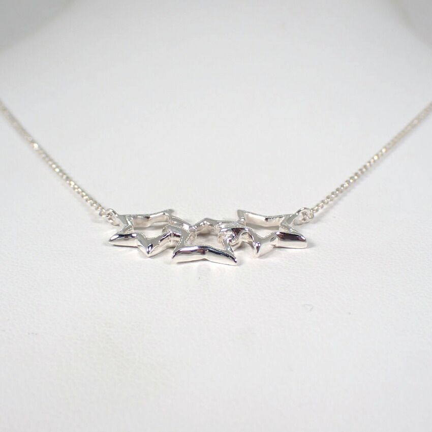 Tiffany & Co 925 Triple Star Necklace — view 4