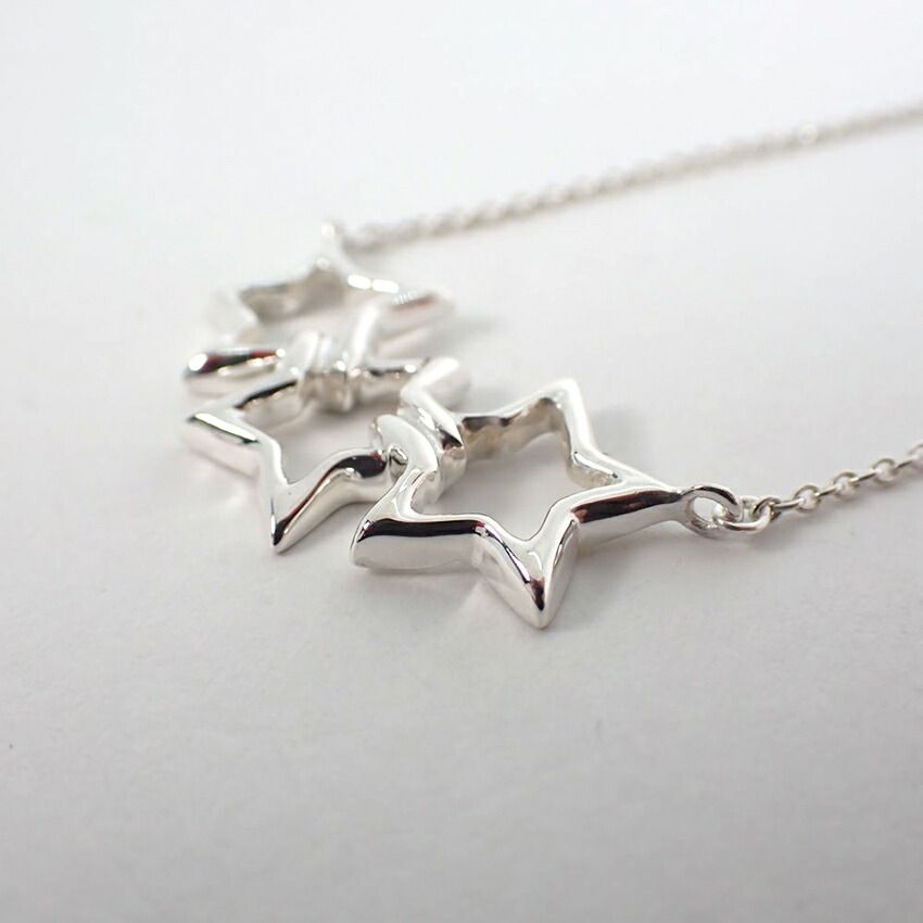 Tiffany & Co 925 Triple Star Necklace — view 7