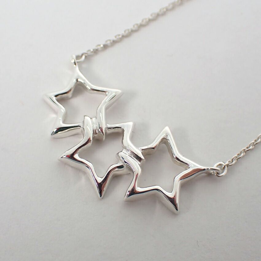 Tiffany & Co 925 Triple Star Necklace — view 6