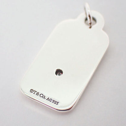 Tiffany & Co 925 Diamond Tag Pendant — view 3
