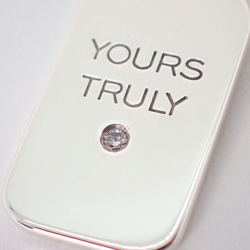 Tiffany & Co 925 Diamond Tag Pendant — view 2