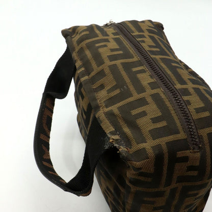 Fendi Zucca Handbag Pouch Inventory Nylon Khaki — view 8