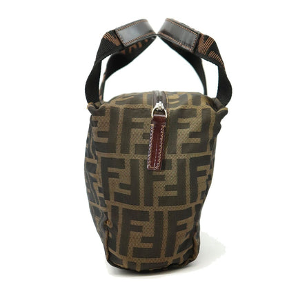 Fendi Zucca Handbag Pouch Inventory Nylon Khaki — view 4