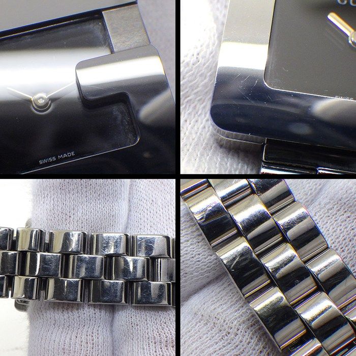 Gucci Watch Square Black Dial SS Quartz Analog — view 6