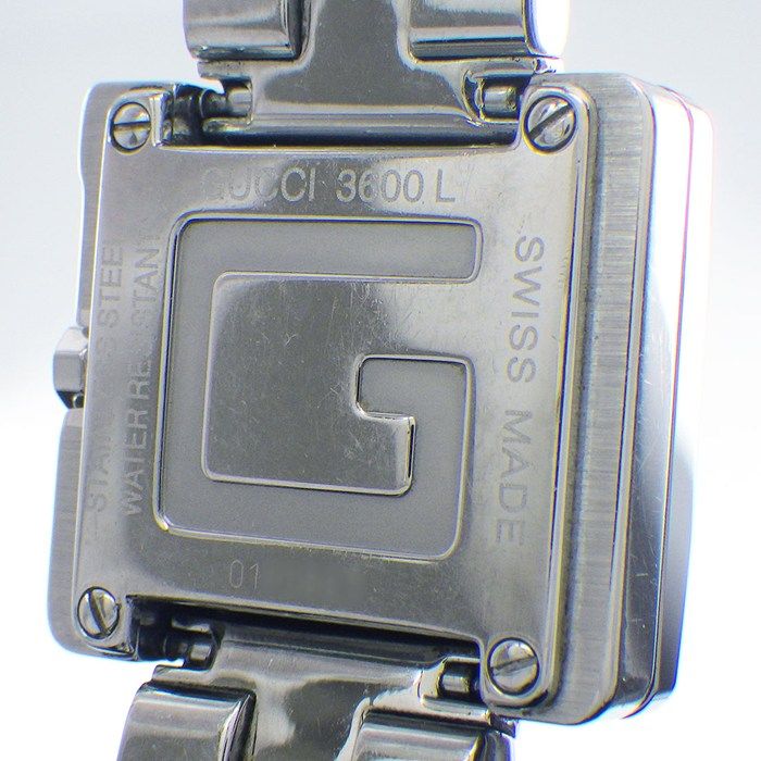 Gucci Watch Square Black Dial SS Quartz Analog — view 4