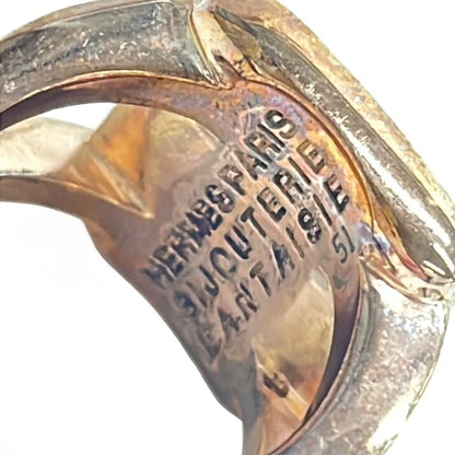 Hermes Ring 51 Corozo Pink Gold White
