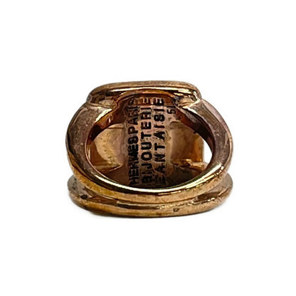 Hermes Ring 51 Corozo Pink Gold White