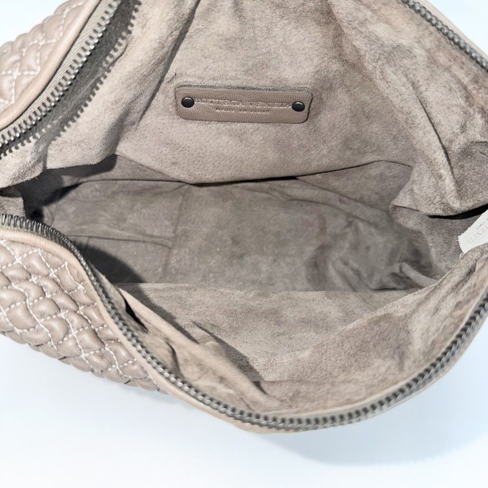 Bottega Veneta One Shoulder Bag Leather Brown Matte Black — view 4