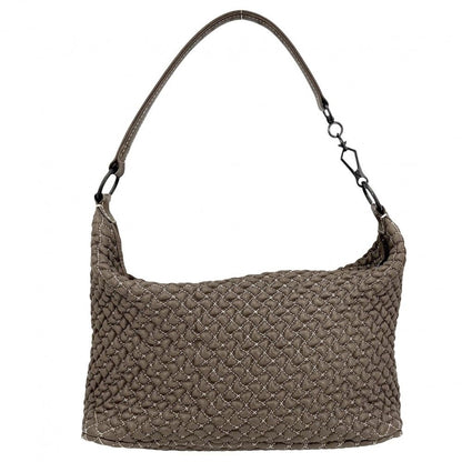 Bottega Veneta One Shoulder Bag Leather Brown Matte Black — view 2