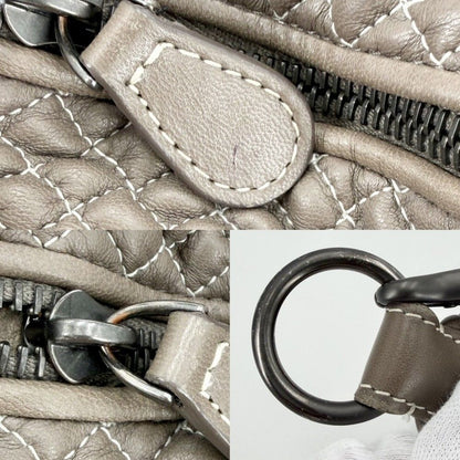 Bottega Veneta One Shoulder Bag Leather Brown Matte Black — view 7