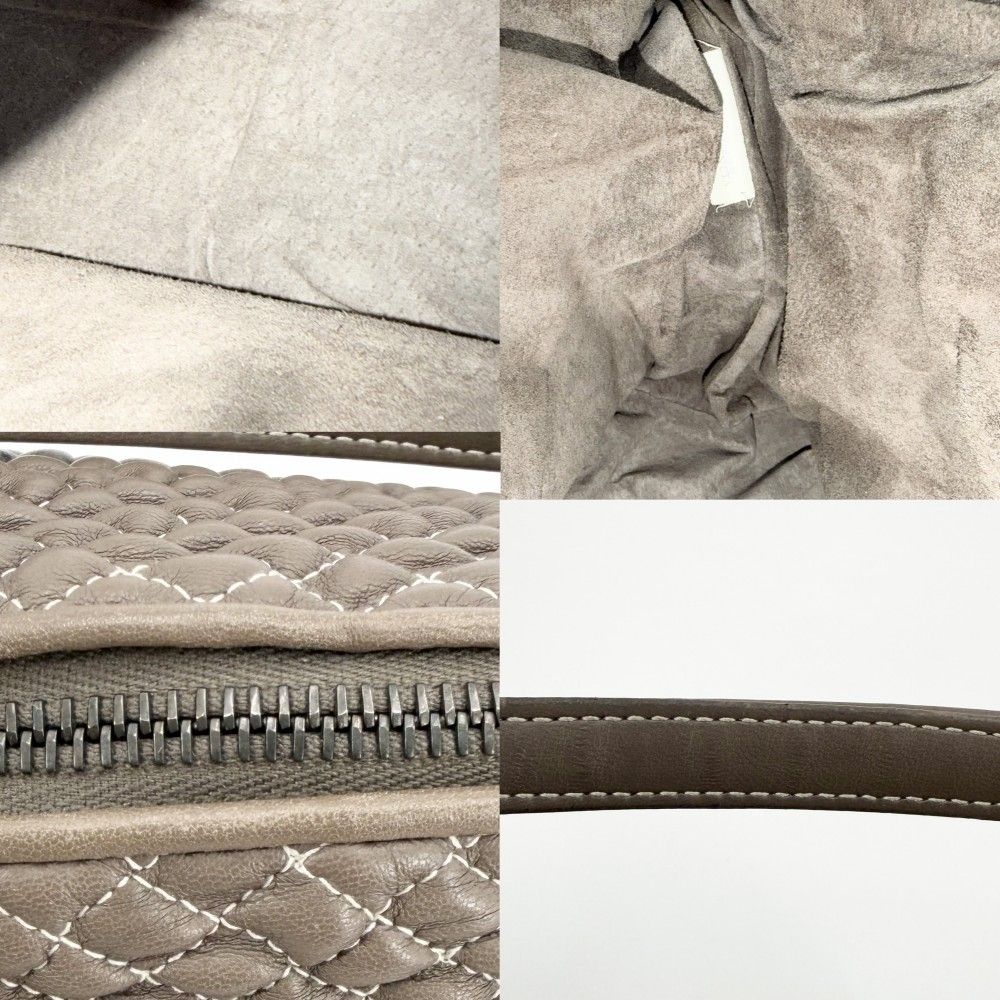 Bottega Veneta One Shoulder Bag Leather Brown Matte Black — view 8