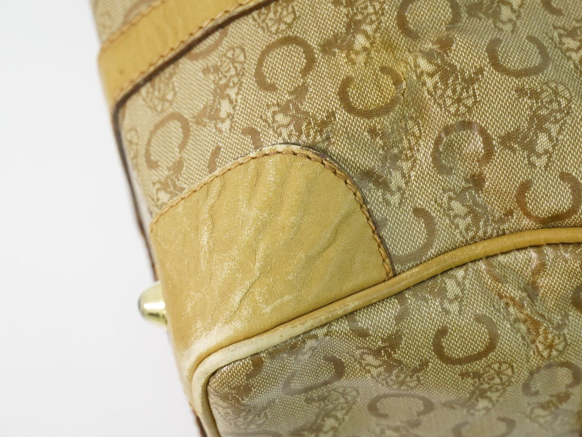 Celine C Sulky Boston Bag Beige — view 7