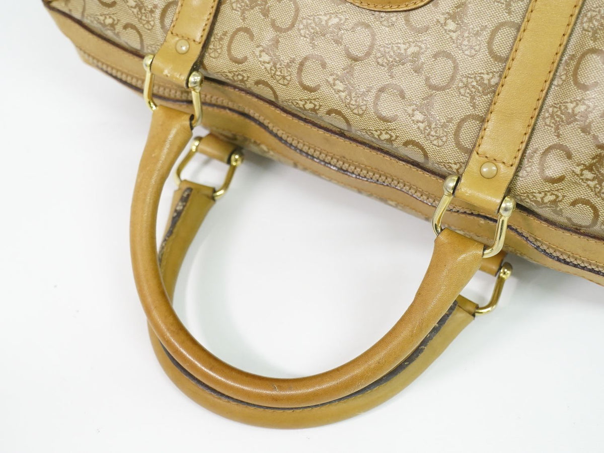 Celine C Sulky Boston Bag Beige — view 4
