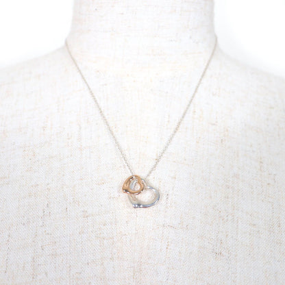 Tiffany & Co Elsa Peretti Open Heart Pendant 925 Rose Gold — view 4