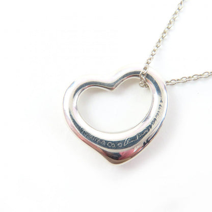 Tiffany & Co Elsa Peretti Open Heart Pendant 925 Rose Gold — view 6