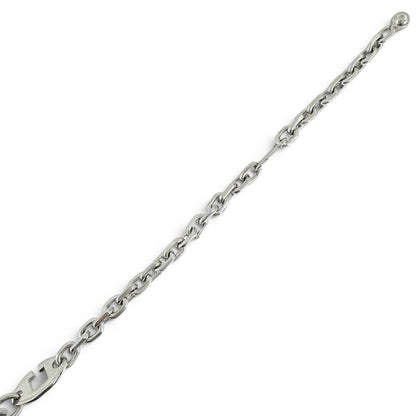 Hermes Filou Logo Glove Holder Strap Silver Gloves — view 5