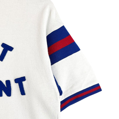 Saint Laurent Paris Cotton Short Sleeve T-Shirt White Blue XS — view 4