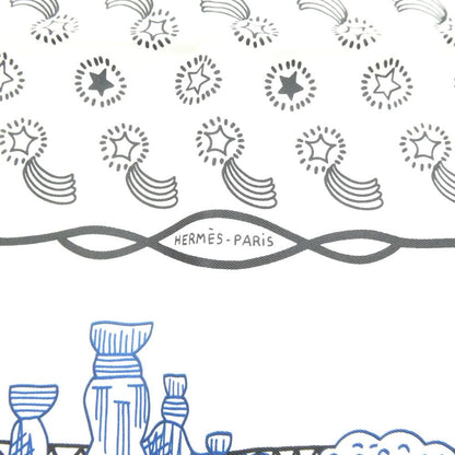 Hermes Carre 55 Les Canyons Etoiles From The To The Stars Scarf Silk Bandana — view 7