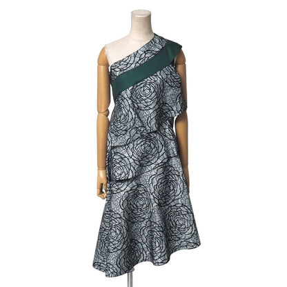 Dior Dress 36 Asymmetric Shoulder Lace