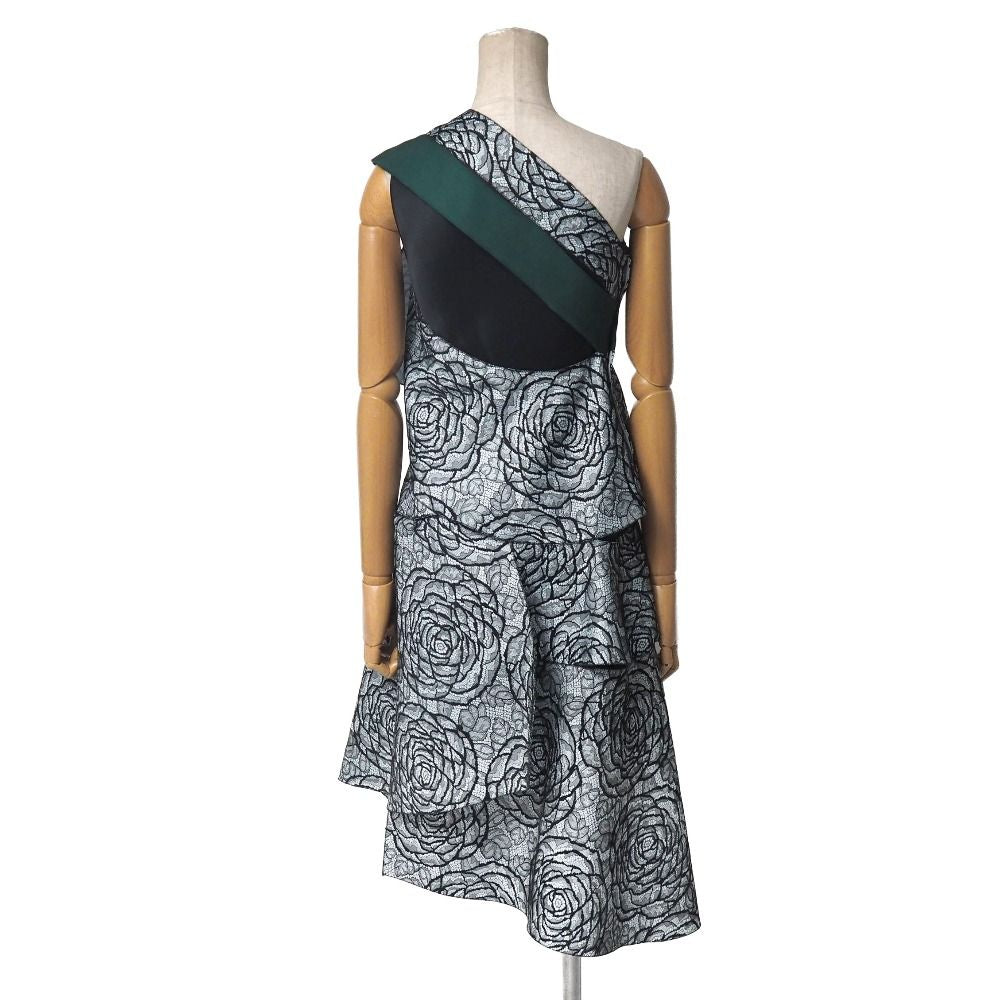 Dior Dress 36 Asymmetric Shoulder Lace — view 2