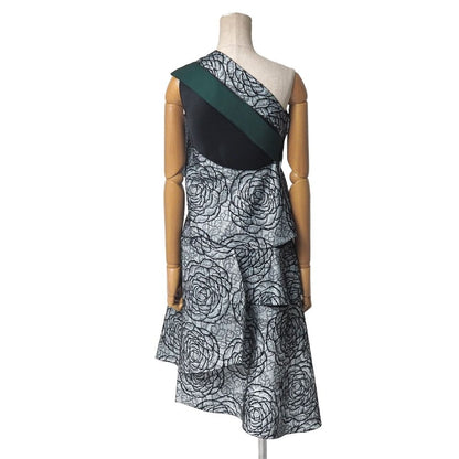 Dior Dress 36 Asymmetric Shoulder Lace — view 2